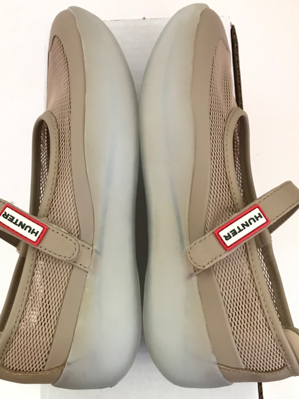 HUNTER Mire Mary Jane Mesh Shoe Tan Sneakers Women’s Size 6 - Picture 12 of 15